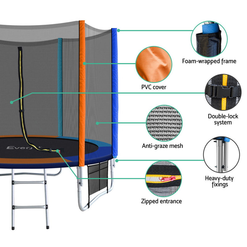 Everfit 8FT Trampoline for Kids